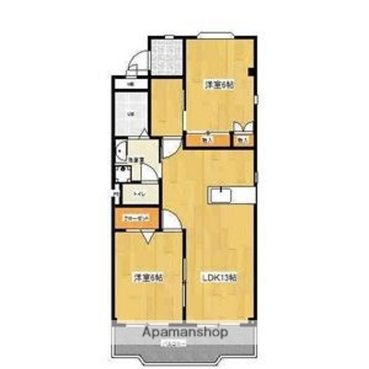 ハートフル鴨田.の間取り