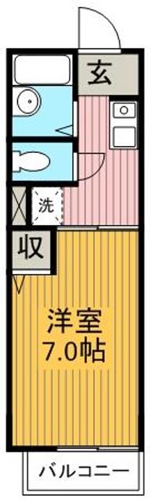 ドーミー上社102の間取り