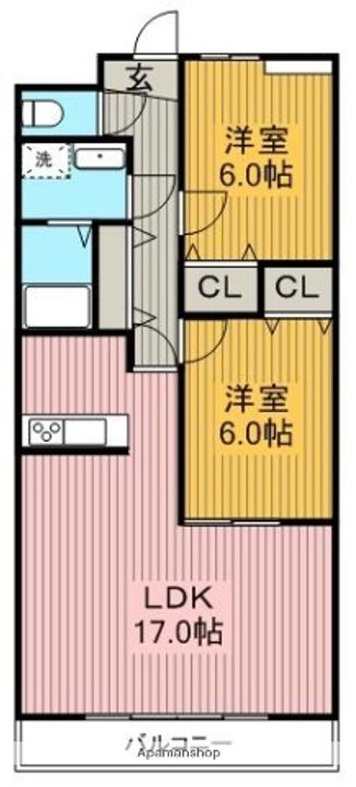 シャルム名東の間取り