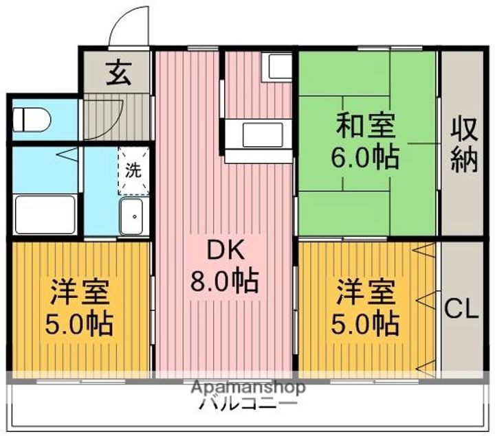 アイコート.の間取り
