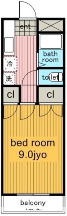 サンハイツ 東光の間取り