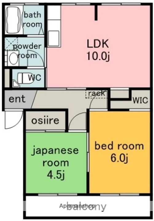 ビラ稲垣の間取り