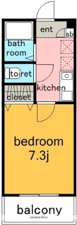 メゾンテンペルの間取り