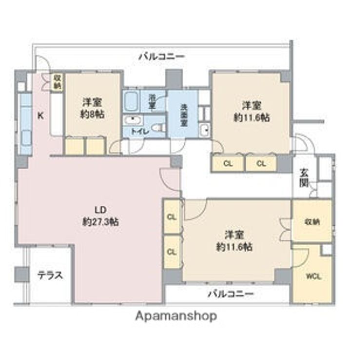 コンソロールⅠの間取り