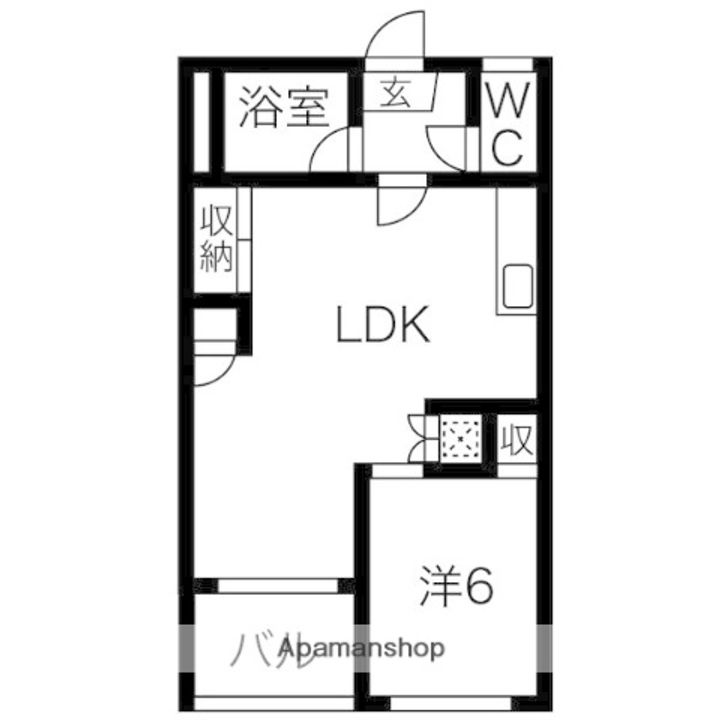 新宿ビルの間取り