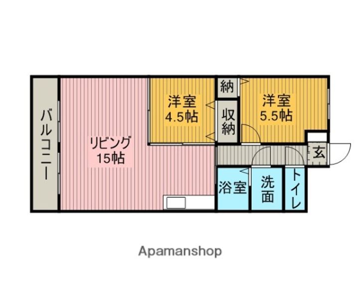 高針中央マンションの間取り
