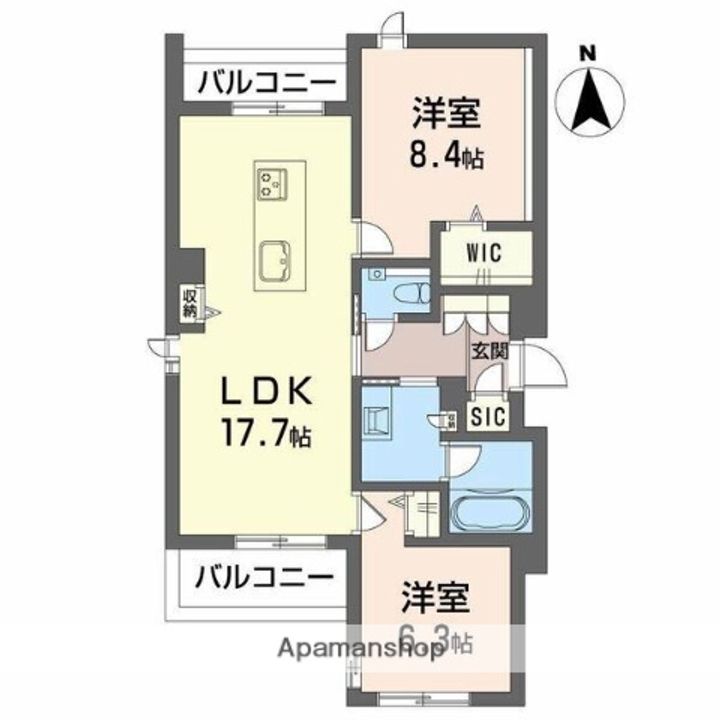 Abend Meerの間取り