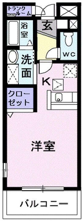 コロレ・アンジュ204の間取り