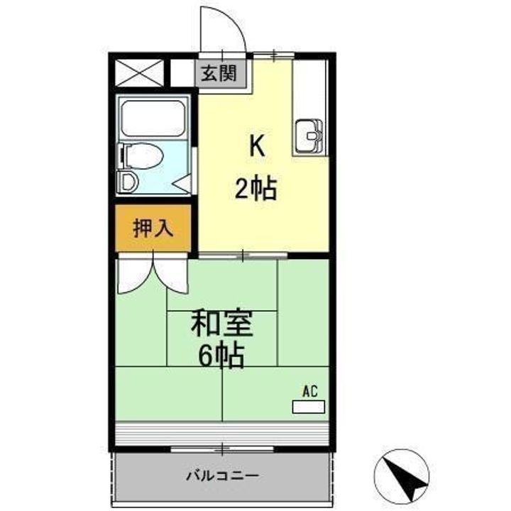 レイクグリーン三好 B棟の間取り