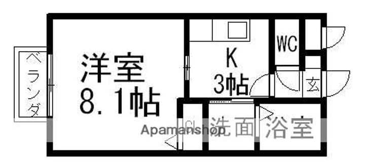 シャルム103の間取り