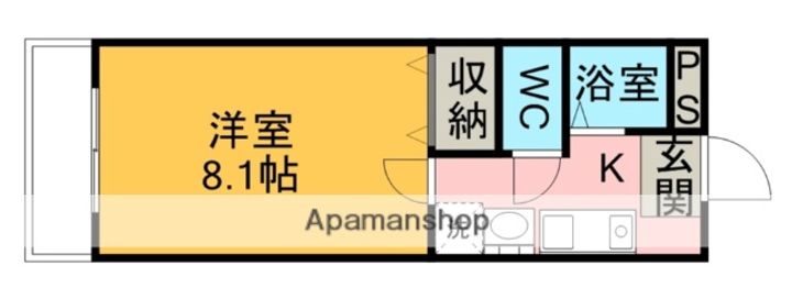 ワンダースクエア出川Ⅱの間取り