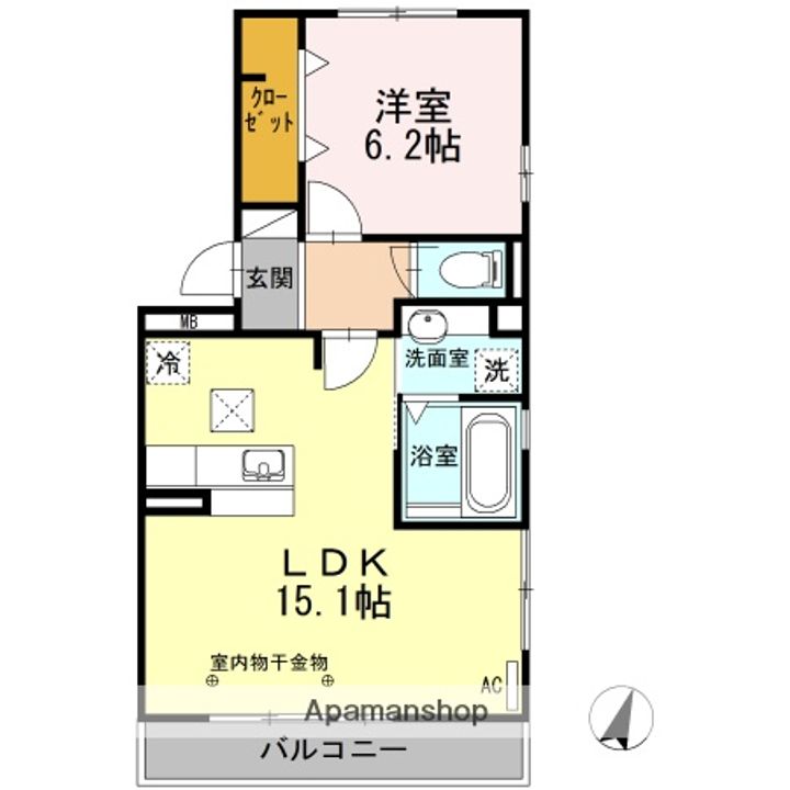 イースト フィールドの間取り