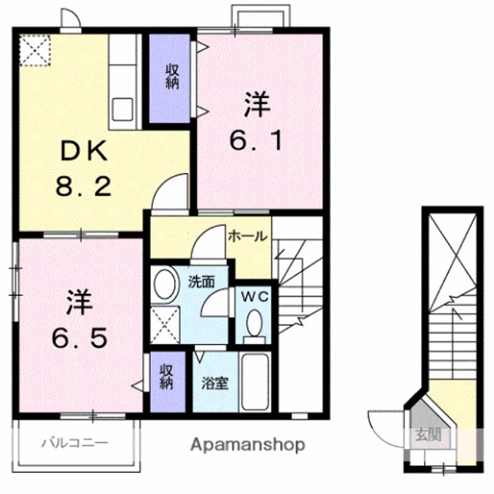 ボヌールの間取り