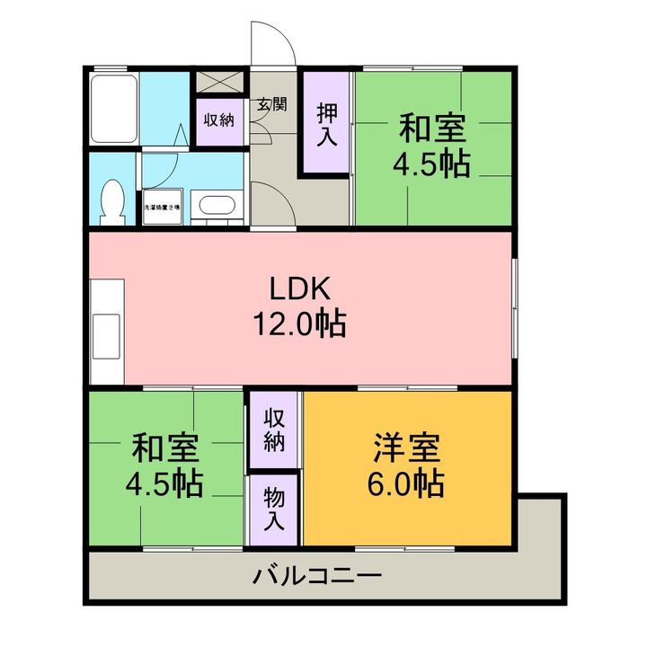 光マンション301の間取り