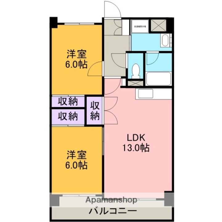 グラシャスベル広幡の間取り