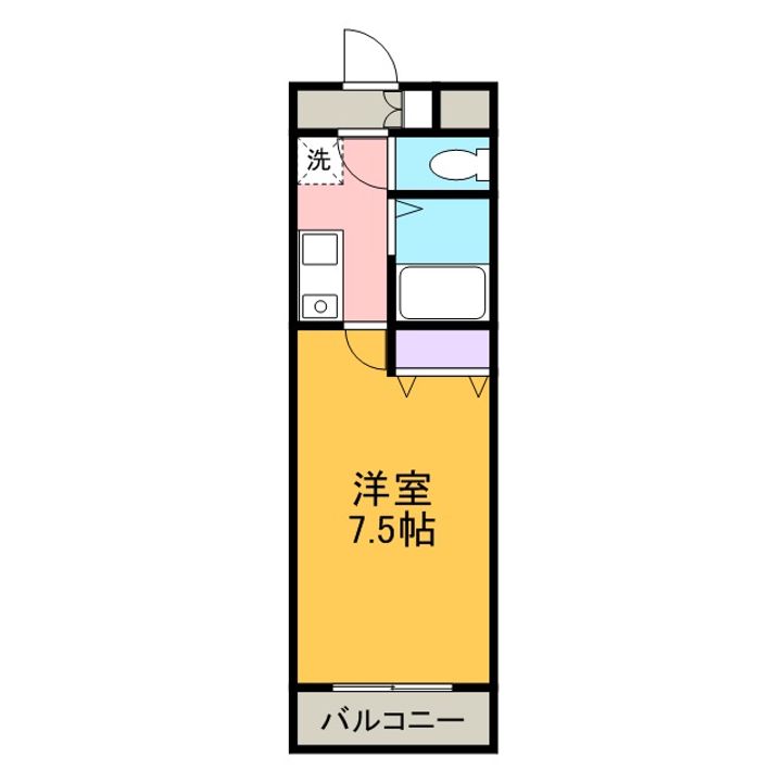 A・CITY伊賀新町407の間取り
