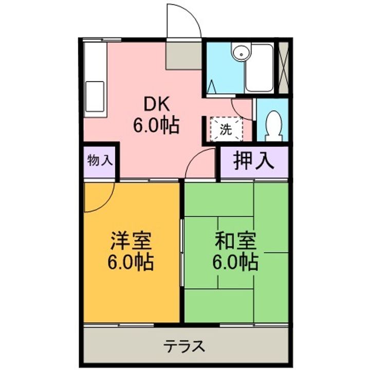 ファミール西浦の間取り
