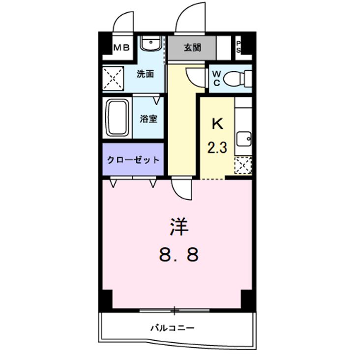 アルバ・美合の間取り