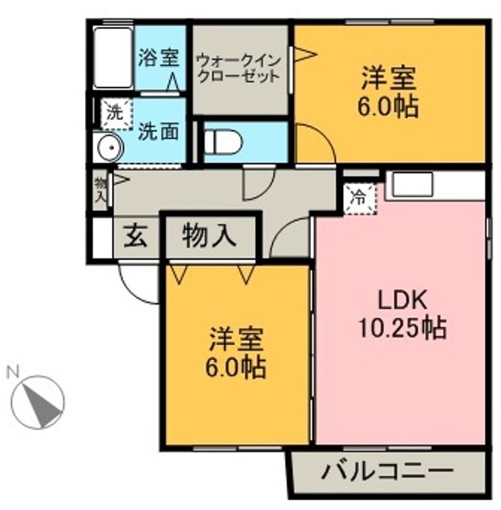 セジュールAMANOの間取り