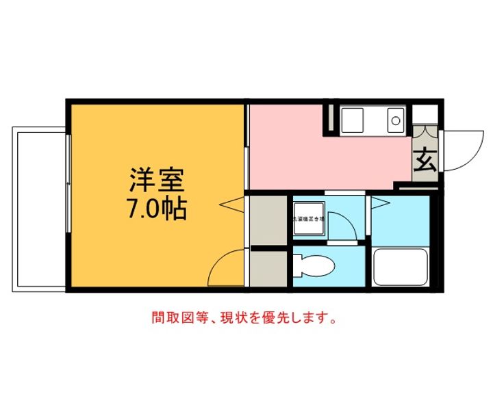 セレーブル藤川201の間取り