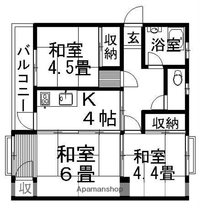 メゾンクレールの間取り