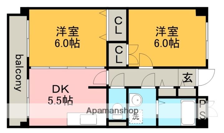 ヴァンコーポ大赤見の間取り