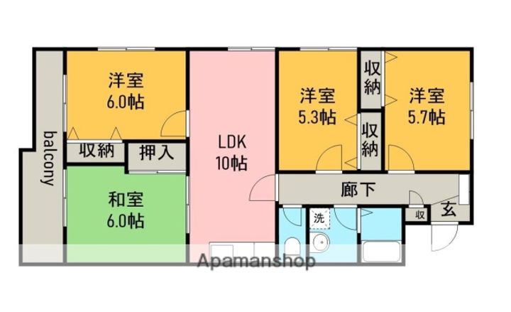 メゾンドSKⅡの間取り