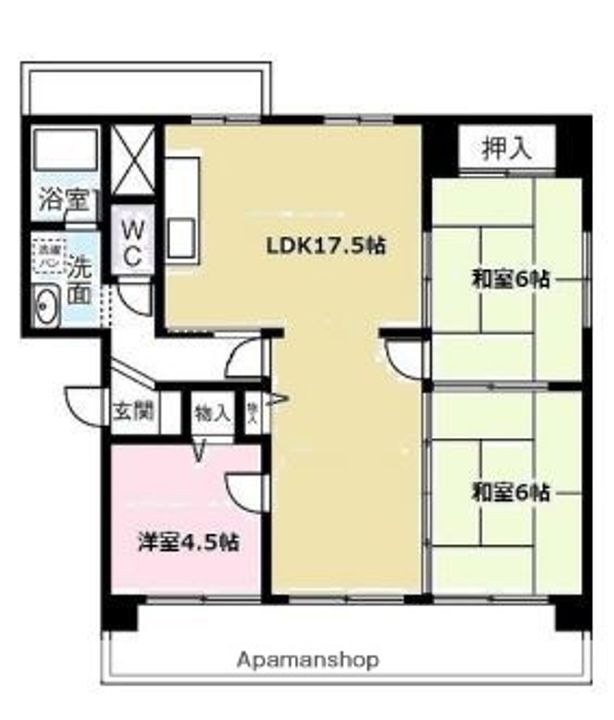 バル五番館の間取り