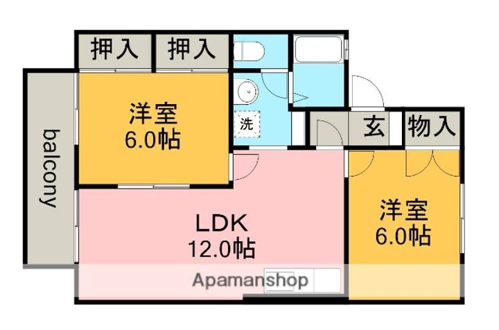 グランドール愛の間取り