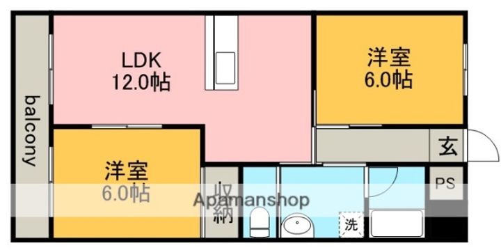 パークサイド多加木の間取り