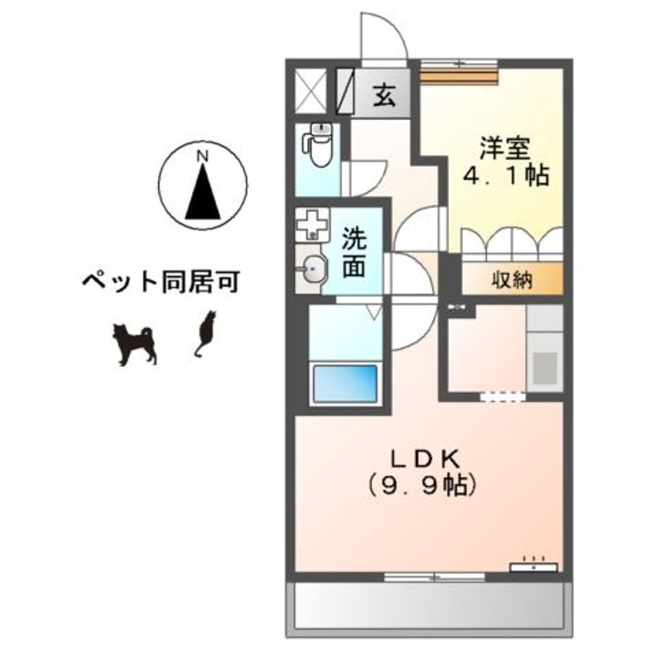 フォーシーズン大和の間取り