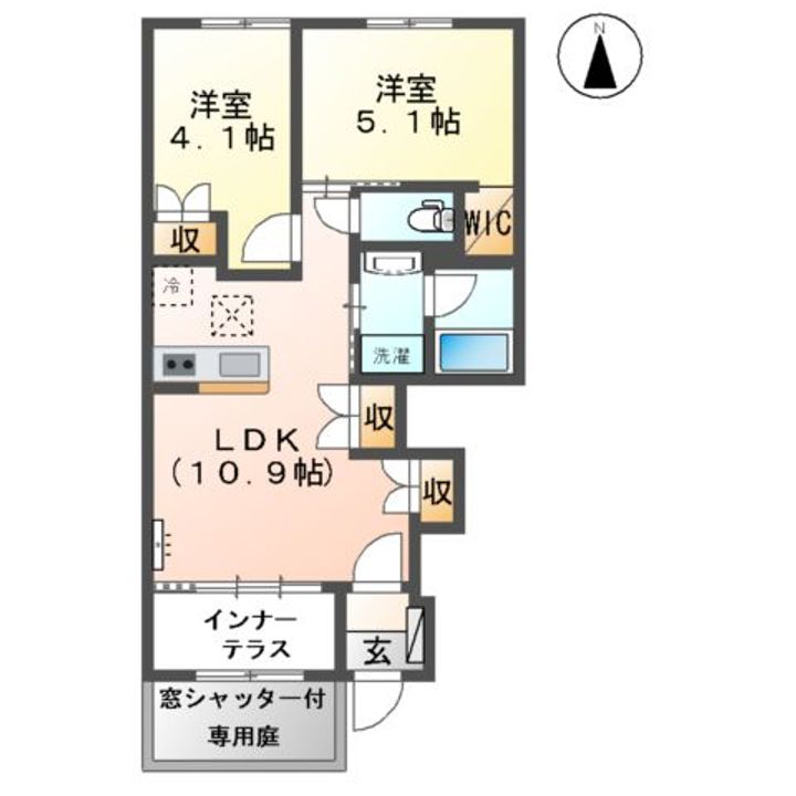 ウッド ハウスの間取り