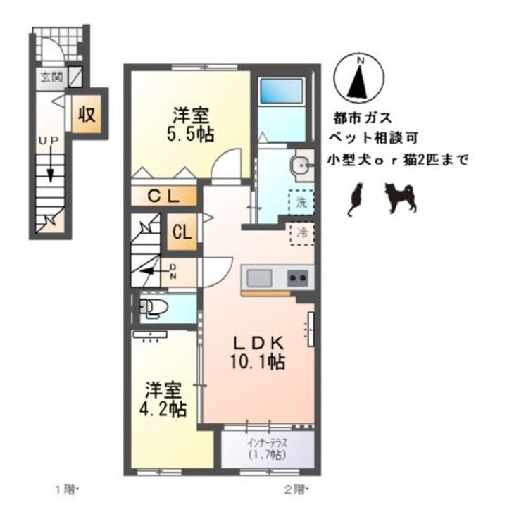 ノヴァ・コーポSの間取り