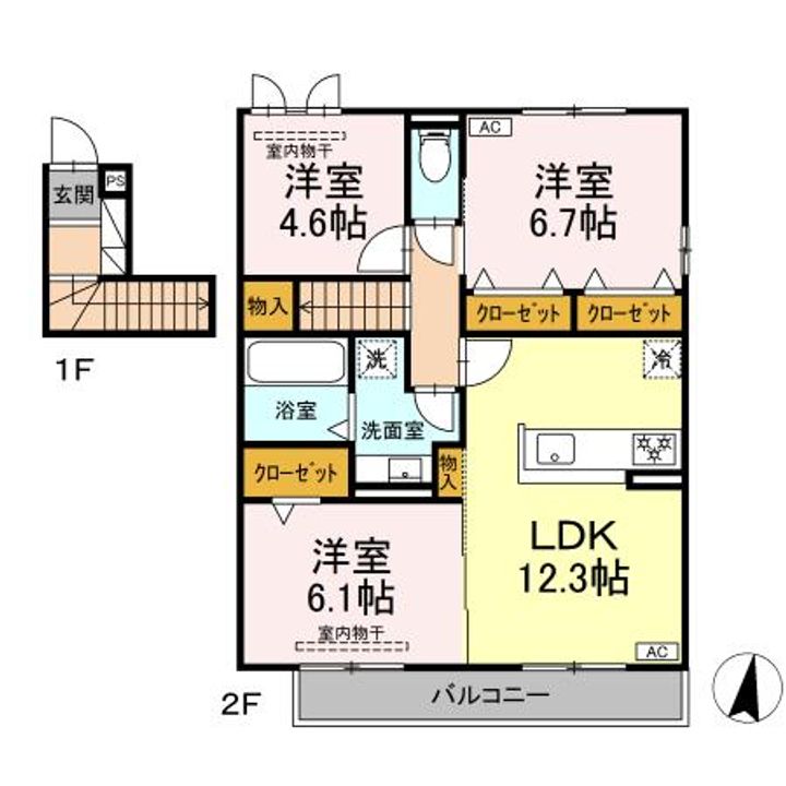 エコールの間取り