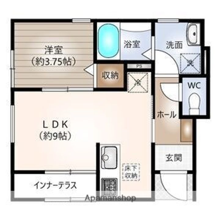 リーブルファイン一宮市乾町2号棟の間取り