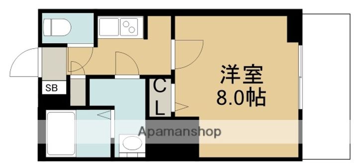愛知県名古屋市北区大曽根3丁目の賃貸マンションの間取り
