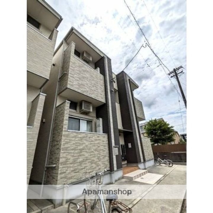 愛知県名古屋市北区下飯田町3丁目の賃貸アパートの外観