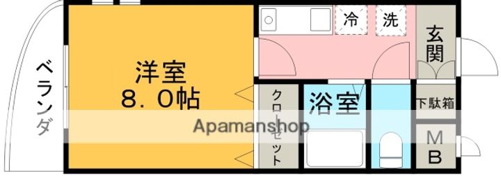マンションヒエロの間取り