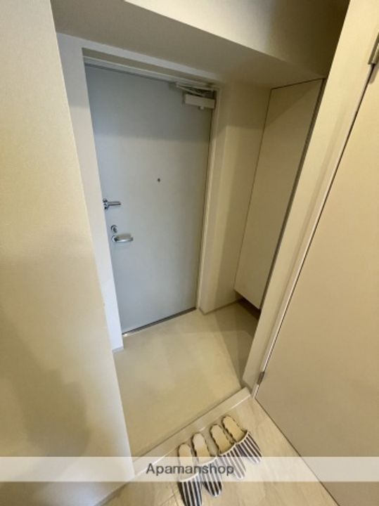 ジュール亀島の玄関