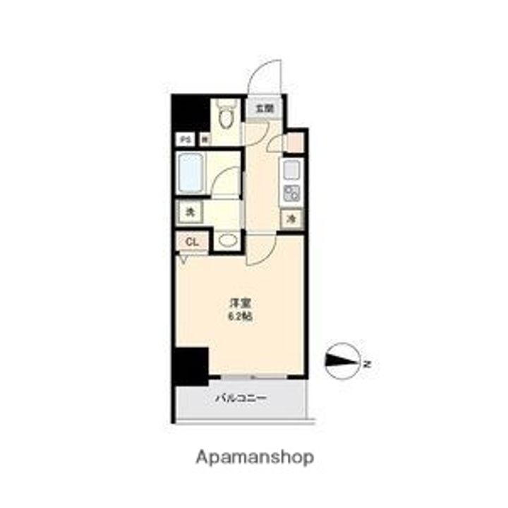 CAVANA新栄(旧ディアレイシャス新栄)の間取り