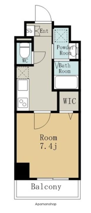 プレイズシード名古屋亀島の間取り