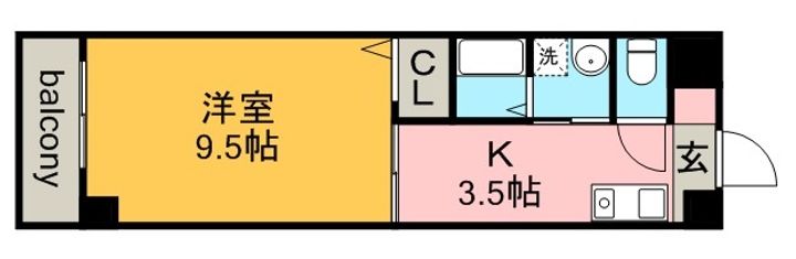 YOSHIX中新の間取り