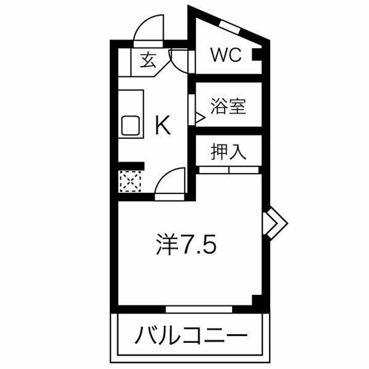 プリミエール八田の間取り