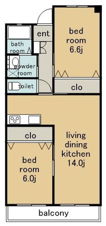 ウィンザーK&Yの間取り