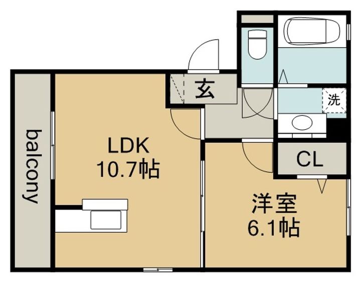 コートリバーの間取り