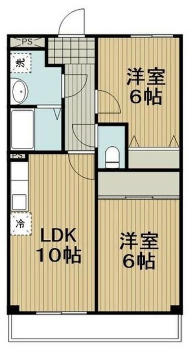 CHEZ−SOI Mの間取り