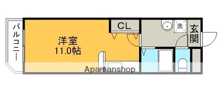 プリミエール大和通の間取り