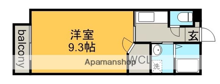 愛知県小牧市掛割町の賃貸アパートの間取り