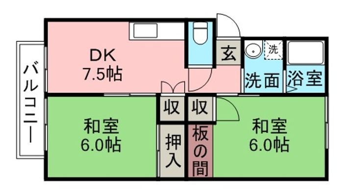 カーザステラの間取り