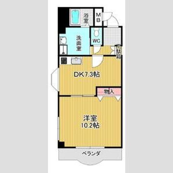 フォンティーヌ徳重の間取り